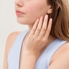 Thumbnail Image 2 of 1/2 CT. T.W. Emerald-Cut Diamond with Marquise Shapes Vintage-Style Engagement Ring in 10K Gold
