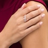 Thumbnail Image 2 of 1 CT. T.W. Diamond Orbit Crossover Ring in 10K Rose Gold