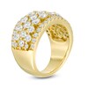 3 CT. T.W. Diamond Multi-Row Ring in 10K Gold
