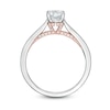 Thumbnail Image 3 of Zales Private Collection 3/4 CTW. Certified Colourless Diamond Engagement Ring in 14K Two-Tone Gold (F/I1)
