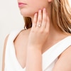 Thumbnail Image 2 of 1-1/5 CT. T.W. Certified Cushion-Cut Diamond Engagement Ring in 14K Two-Tone Gold (I/I1)