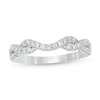 Thumbnail Image 1 of 1/3 CT. T.W. Diamond Twist Contour Band in 14K White Gold