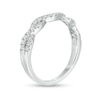Thumbnail Image 3 of 1/3 CT. T.W. Diamond Twist Contour Band in 14K White Gold