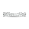 Thumbnail Image 4 of 1/3 CT. T.W. Diamond Twist Contour Band in 14K White Gold