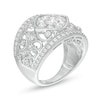 Thumbnail Image 3 of 1-1/4 CT. T.W. Composite Diamond Tilted Square Filigree Vintage-Style Ring in 10K White Gold