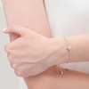 Thumbnail Image 2 of 1/10 CT. T.W. Composite Diamond North Star Bolo Bracelet in Sterling Silver - 9.0"