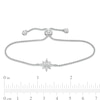 Thumbnail Image 3 of 1/10 CT. T.W. Composite Diamond North Star Bolo Bracelet in Sterling Silver - 9.0"