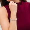 Thumbnail Image 2 of 3 CT. T.W. Composite Diamond Line Bracelet in 10K White Gold
