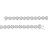 Thumbnail Image 3 of 3 CT. T.W. Composite Diamond Line Bracelet in 10K White Gold