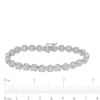 Thumbnail Image 4 of 3 CT. T.W. Composite Diamond Line Bracelet in 10K White Gold