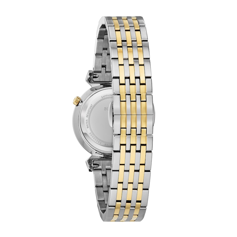 Main Image 3 of Ladies' Bulova Regatta Two-Tone Watch with White Dial (Model: 98L264)