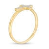 Thumbnail Image 3 of Diamond Accent Sideways Cross Ring in 10K Gold