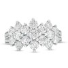 Thumbnail Image 4 of 2 CT. T.W. Composite Diamond Pyramid Ring in 10K White Gold