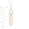 Thumbnail Image 3 of 1/15 CT. T.W. Diamond Kite-Shaped Chandelier Pendant in 10K Gold