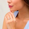 Thumbnail Image 2 of 3/4 CT. T.W. Emerald-Cut Diamond Double Octagonal Frame Engagement Ring in 14K Gold