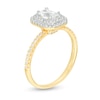 Thumbnail Image 3 of 3/4 CT. T.W. Emerald-Cut Diamond Double Octagonal Frame Engagement Ring in 14K Gold
