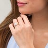 Thumbnail Image 2 of 3/4 CT. T.W. Pear-Shaped Diamond Double Frame Bridal Set in 14K Gold