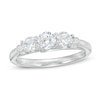 Thumbnail Image 1 of Zales Private Collection 1 CT. T.W. Certified Colorless Diamond Three Stone Engagement Ring in 14K White Gold (F/I1)