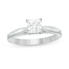 Thumbnail Image 0 of 1 CT. T.W. Princess-Cut Diamond Solitaire Tapered Shank Engagement Ring in 14K White Gold
