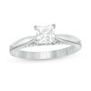 Thumbnail Image 0 of 1 CT. T.W. Princess-Cut Diamond Solitaire Tapered Shank Engagement Ring in 14K White Gold