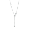 Thumbnail Image 2 of 1/4 CT. T.W. Certified Diamond Cross Pendant in 14K White Gold (H/I1)