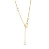 Thumbnail Image 3 of 1/4 CT. T.W. Certified Diamond Cross Pendant in 14K Gold (H/I1)