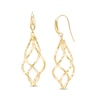 Thumbnail Image 0 of Made in Italy Cascading Twist Drop Earrings in 14K Gold