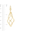 Thumbnail Image 3 of Made in Italy Cascading Twist Drop Earrings in 14K Gold