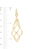 Thumbnail Image 2 of Made in Italy Cascading Twist Drop Earrings in 14K Gold