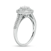 Thumbnail Image 2 of 1/2 CT. T.W. Diamond Double Frame Engagement Ring in 10K White Gold
