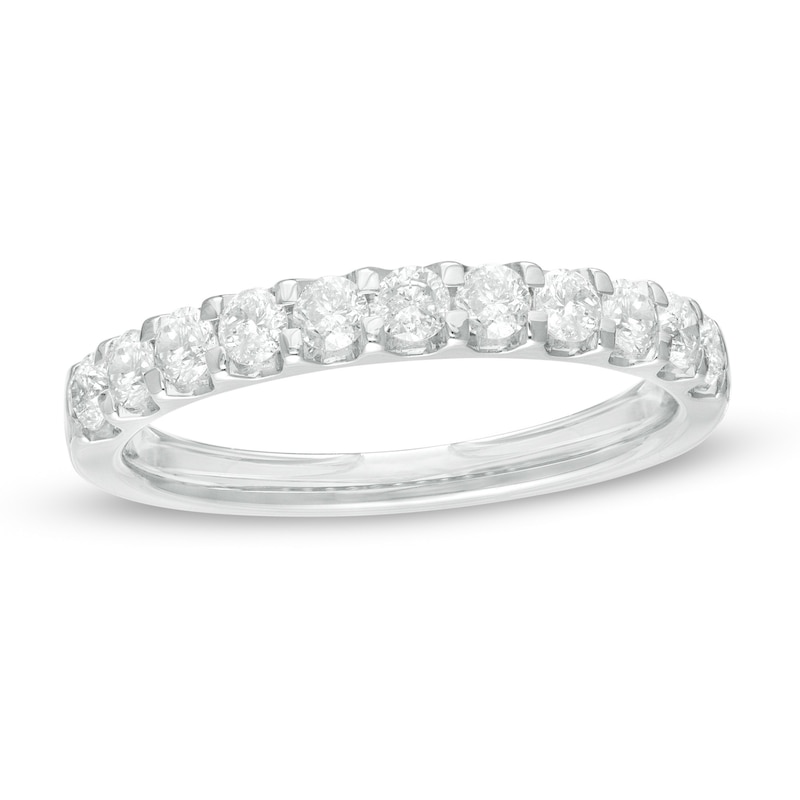 Main Image 1 of 5/8 CT. T.W. Diamond Anniversary Band in 10K White Gold