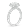 Thumbnail Image 3 of 1-7/8 CT. T.W. Quad Princess-Cut Diamond Cushion Frame Engagement Ring in 14K White Gold
