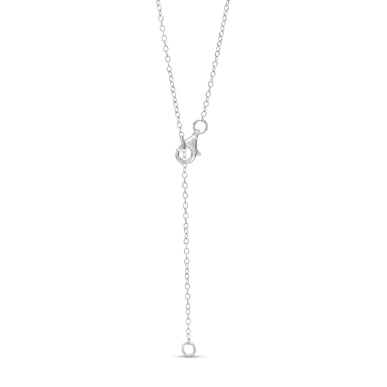 Diamond Accent Twist Heart Pendant in Sterling Silver and 10K Rose Gold