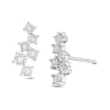 Thumbnail Image 0 of 1/10 CT. T.W. Diamond Scatter Stud Earrings in Sterling Silver