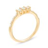 Thumbnail Image 3 of 1/4 CT. T.W. Diamond Three Stone Promise Ring in 10K Gold