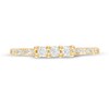 Thumbnail Image 4 of 1/4 CT. T.W. Diamond Three Stone Promise Ring in 10K Gold