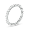 Thumbnail Image 2 of 1/2 CT. T.W. Baguette and Round Diamond Eternity Band in 10K White Gold