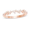 Thumbnail Image 1 of 1/5 CT. T.W. Diamond Scattered Anniversary Band in 10K Rose Gold