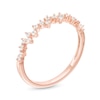 Thumbnail Image 2 of 1/5 CT. T.W. Diamond Scattered Anniversary Band in 10K Rose Gold