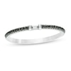 Thumbnail Image 1 of 1/10 CT. T.W. Enhanced Black and White Diamond Anniversary Band in 10K White Gold
