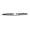 Thumbnail Image 4 of 1/10 CT. T.W. Enhanced Black and White Diamond Anniversary Band in 10K White Gold