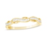 Thumbnail Image 0 of 1/6 CT. T.W. Baguette Diamond Vintage-Style Twist Anniversary Band in 10K Gold