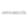 Thumbnail Image 4 of 1/2 CT. T.W. Baguette and Round Duo Diamond Eternity Band in 10K White Gold