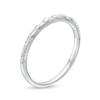 Thumbnail Image 3 of 1/8 CT. T.W. Baguette and Round Diamond Anniversary Band in 10K White Gold