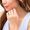 Thumbnail Image 2 of 1/6 CT. T.W. Baguette Diamond Vintage-Style Twist Anniversary Band in 10K White Gold