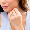 Thumbnail Image 2 of 1 CT. T.W. Enhanced Black and White Diamond Bridal Set in 10K White Gold