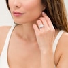 Thumbnail Image 2 of 1 CT. T.W. Composite Diamond Double Frame Vintage-Style Three Piece Bridal Set in 10K White Gold