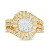 Thumbnail Image 3 of 2 CT. T.W. Composite Diamond Bypass Multi-Row Split Shank Engagement Ring in 10K Gold