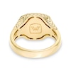 Thumbnail Image 3 of Vera Wang Men 1/20 CT. T.W. Diamond Etched Chevron Signet Ring in 10K Gold