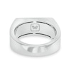 Thumbnail Image 3 of Vera Wang Men 1/6 CT. T.W. Black Diamond Bar Ring in Sterling Silver